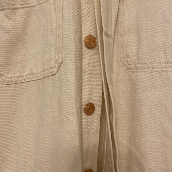 SHIPS FREE! Everlane Supersoft Denim Coverall Jumpsuit Women’s Size 16 - Picture 8 of 8